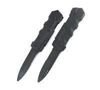 LONZIKP 2 Pièces Couteau Magique à Lame Rétractable Faux Couteau de Théâtre Accessoire de Magie Farce et Attrape pour Adultes (Style Classique)