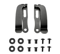 LONZIKP Clip Ceinture Kydex 2 Pcs - Extraction Rapide Ambidextre Couteau Tactique pour Gaine, Holster. Attache Robuste, Maintien Sécurisé & Accès Instantané EDC.