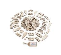 LONZIKP Décorations de table en bois, 100 pièces. Confettis Rentrée des Classes Garçon Fille - Ambiance festive & motivante pour une rentrée scolaire réussie.