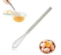 LONZIKP Mini Fouet de Cuisine - 1 Pièce, Petit Fouet Inox Manuel pour Tasses, Multifonctionnel pour Œufs, Sauces, Lait & Préparations