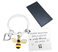 LONZIKP Porte-clés cadeau pour enseignante avec cœur en remerciement pour enseignante, assistante maternelle, cadeau d'adieu pour professeur d'école élémentaire