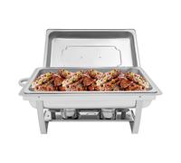 Loobiiny 1 Plats Chauffe Assiette 9l Bain Marie Electrique RéChauffeur De Nourriture en Acier 62 * 34 * 31 Cm Inoxydable Chauffe Plat Buffet RéChauffe Plat Bain Marie Electrique Buffets Chauffants