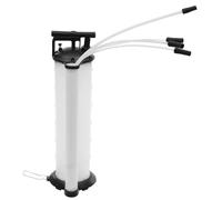Loobiiny 7 Litres Pompes Vidange Huile Moteur -58~212°F Pompes à Vide Manuelle 18 x 64 cm Pompes D'Aspiration Pour Extracteur De Fluide Pompe à Huile à Vide Manuelle Aspirateur Huile Fluid Extractor