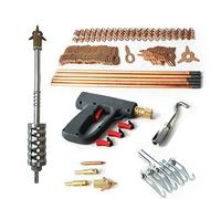 Loobiiny 86 outils de réparation de carrosserie de voiture Accessoires Boîte Outil de débosselage de carrosserie Réparation Poste à souder Débosselage Spotter Box