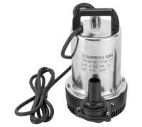 Loobiiny Brushless Pompe ImmergéE 160W 12V 6000 L/h Pour Puits Pompe Eau avec 3 raccords de sortie Pompe submersible pour DC Silencieuse, pour Irrigation & Bassin
