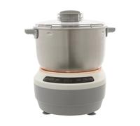 Loobiiny Pétrisseur de pâte entièrement automatique, avec verre doseur et cuillère à souper, fonction fermentation, mélangeur de farine à pâte en acier inoxydable de 7 l, touches tactiles