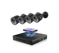 Loocam Kit Caméra de Surveillance PoE 4K 8MP - 8CH NVR H.265+ avec 2To HDD
