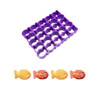 Loodgao Petits Moules En Forme Poisson Doré Pour Galettes Moule En Acier Pour Emporte Pièces Biscuits Cuire Emporte Pièce Biscuits Party Violet Taille unique