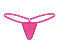 Loodgao String Tanga Culotte Taille Basse Micro Slip Perizoma Tback Tanga Sousvêtements Jockstrap Thong Lingerie Femme Érotique Mini Bikini Briefs Sousvêtements