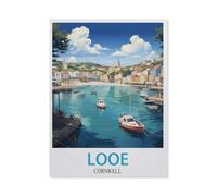 Looe Cornouailles，Jigsaw Puzzles Puzzle, 1000 Pièces en Papier Adultes Puzzles, Enfants Cerveau IQ Développement Cadeau（50x70cm）-HB81