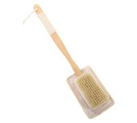 Loofah avec poignée - pinceau de douche avec coussinets d'éponge Luffa REFILLS | Outil d'exfoliation du corps ergonomique pour les adultes hommes femmes mère père amis