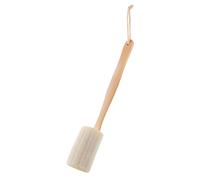 Loofah Pinceau de douche Loofah à long manche Loofah Lavage du dos Brosse de douche Exfoliateur naturel Loofah avec long manche en bois pour hommes et femmes âgés dans le bain Spa Douche