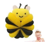 Loofahs de bain pour les, Bath Sponge Loofah | Soupire de nettoyage de nettoyage avec conception d'abeille - Brosse du corps, exfoliant arrière, boules de douche éprouvantes pour bain de douche
