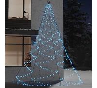 LoogCape Arbre mural à LED avec crochet en métal - 720 LED - Blanc froid - 5 m - Étanche - Décoration d'intérieur et d'extérieur pour Noël, fêtes, mariages, jardin, balcon, terrasse