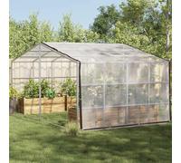 LoogCape Bâche de jardin transparente - 4 x 5 m - En polyéthylène - Résistante aux intempéries - Durable - Protection contre la pluie et le gel - Protection contre les mauvaises herbes - Pour parterre