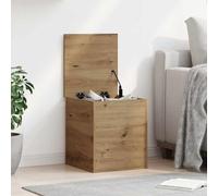 LoogCape Boîte de rangement en chêne Artisan - 40 x 42 x 46 cm - En bois - Organiseur de rangement pour salon, chambre à coucher, bureau à domicile - Polyvalent