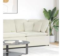 LoogCape Canapé d'angle modulaire avec coussin crème 100 cm, paysage de vie flexible, coin rembourré durable, module d'assise, extension pour salon, salon, home cinéma