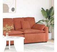 LoogCape Canapé modulaire avec accoudoir coussin rouge orange 100 cm pour paysages résidentiels flexibles, canapé, canapé d'angle, groupe de sièges, coin rembourré, chaise longue, fauteuil, tabouret
