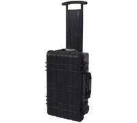 LoogCape Chariot à outils avec inserts en mousse et roulettes, mallette en polypropylène imperméable robuste pour appareils électroniques sensibles, accessoires d'appareil photo et d'objectif