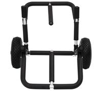 LoogCape Chariot SUP pour 2 planches de surf pliable en aluminium - Charge maximale de 90 kg - Aide de transport légère pour kayak, canoë, bateau pneumatique, bateau à moteur, voilier, jet ski, jolle