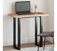 LoogCape Dessus de Table rectangulaire en Bois Massif d'acacia 100x50x2 cm pour Cuisine Salle à Manger Bureau ou extérieur, Robuste et Facile à Entretenir