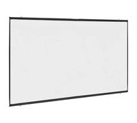 LoogCape Écran de projection mural 120" 16:9 avec tissu en polyester, tube de fer stable, portable, pliable, pour home cinéma, présentations, salles de xtérieur, montage facile