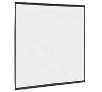 LoogCape Écran de vidéoprojecteur à suspendre au mur 1:1 avec store portable et pliable pour home cinéma, présentations et salles de classe, opaque, réfléchissante, facile à enrouler, prête à monter