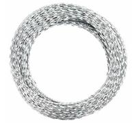 LoogCape Fil à lame en acier galvanisé de 150 m pour clôture de sécurité, résistant aux intempéries, durable, idéal pour jardin, terrain, commerce, militaire, prison, autorité, avec lames de 22 x 15
