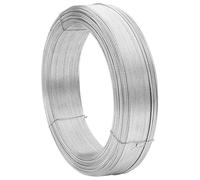 LoogCape Fil de liaison de clôture 250 m 2 mm en acier galvanisé inoxydable pour clôture, fixations en extérieur, durable et sans entretien