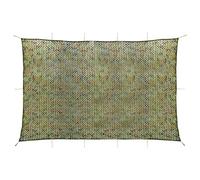 LoogCape Filet de camouflage avec sac de rangement, 4 x 7 m, vert, pour chasse, camping et observation des animaux, résistant aux intempéries, résistant aux UV, léger, opaque, polyvalent en extérieur