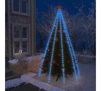LoogCape Filet lumineux pour sapin de Noël - 400 LED - Bleu - 400 cm - Étanche - USB - Pour intérieur et extérieur - Décoration économe en énergie pour une ambiance festive - Convient pour le jardin