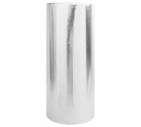 LoogCape Film réfléchissant pour radiateur argenté 5 x 1 m en polyéthylène durable économe en énergie universel pour salon, bureau, accessoires de radiateur, réfléchissant la chaleur, installation