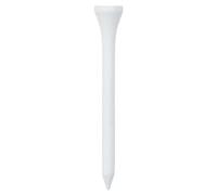 LoogCape Golf-Tees Lot de 1000 tees de golf blanches 83 mm en bambou durable et stable pour coups de précision Convient pour parcours de golf, tournoi, intérieur et extérieur, incassable, résistant
