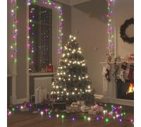 LoogCape Guirlande lumineuse LED 1000 LED pastel multicolore 100 m PVC extérieur intérieur jardin balcon terrasse décoration de Noël avec 8 effets lumineux et rallonge