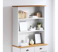 LoogCape Hutch ASKIM Commode en pin massif avec espace de rangement pour salon, salle à manger, couloir, chambre à coucher, cuisine, bureau et entrée 91 x 30 x 104 cm