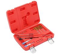 LoogCape Kit de nettoyage d'injecteurs 14 pièces en acier au carbone pour entretien de véhicule, atelier, garage, voiture, moto, avec mallette pratique