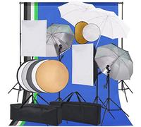 LoogCape Kit de studio photo avec boîtes à lumière, arrière-plan, réflecteur, lumière de studio, trépied, système d'éclairage pour photographie de portraits et de produits, studio à domicile, vlog
