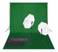 LoogCape Kit de studio photo avec éclairage et arrière-plan pour photographie professionnelle de produits, studio à domicile, vlogging et streaming, lampes LED à intensité variable, trépied inclus