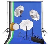 LoogCape Kit de studio photo avec lumières, arrière-plan, réflecteur, trépied, boîte à lumière, lampe de surface pour photographie de portraits et de produits, studio à domicile, vlog, streaming