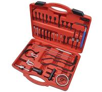 LoogCape Kit d'outils professionnels pour courroie de distribution de moteur diesel et essence pour véhicules Citroën et Peugeot, avec valise, réparation, montage, entretien, mécanique, garage