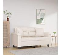 LoogCape Lot de 2 coussins décoratifs - Beige - 40 x 40 cm - Tissu microfibre lavable et douillet - Pour salon, chambre à coucher, canapé, lit, fauteuil, extérieur, jardin - Moderne - Velours