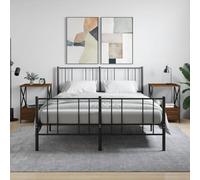 LoogCape Lot de 2 tables de chevet aspect chêne marron 50 x 41 x 65 cm Matériau bois Style industriel Cadre en fer stable Pieds réglables Console de chevet pour chambre à coucher