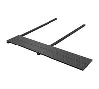 LoogCape Lot de 40 lames de terrasse noires WPC avec clips, vis, entretoises pour extérieur et intérieur, matériau de rechange en bois durable, surface élégante, montage facile