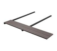 LoogCape Lot de 78 planches de terrasse WPC marron foncé aspect bois pour jardin, terrasse, balcon, montage facile, résistant aux intempéries, faible entretien, durable, convient pour l'extérieur