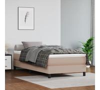 LoogCape Matelas de lit à Ressorts ensachés fermeté Moyenne 120x190x20 cm Similicuir Cappuccino Support Ergonomique pour Chambre Adulte Enfant bébé Confort Soutien Respirant