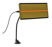LoogCape Panneau de débosselage LED pour éliminer les bosses sans endommager la peinture, lampe flexible avec ventouse, 32 x 15 cm, convient pour voitures, SUV, camions, avec alimentation USB