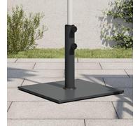 LoogCape Pied de parasol avec 3 adaptateurs pour mât de diamètre 32, 38, 48 mm, fond en acier stable, 17 kg, carré, adapté pour balcon, terrasse, plage, camping, résistant aux tempêtes