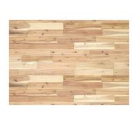 LoogCape Plateau de table rectangulaire en bois d'acacia non traité - 100 x 70 x 2 cm - Pour bureau, bureau à domicile, jeu, plan de travail avec gestion des câbles, réglable en hauteur, robuste
