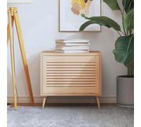 LoogCape Porte d'armoire design à lamelles 39,5 x 59,4 cm en bois massif de pin pour remplacement de meubles, rénovation, cuisine, salle de bain, chambre à coucher, penderie