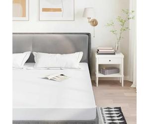 LoogCape Protège-matelas imperméable, blanc, 80 x 200 cm, respirant, bord élastique, anti-taches, antidérapant, hypoallergénique, pour lit, incontinence, personnes allergiques, lit de soins, lit bébé